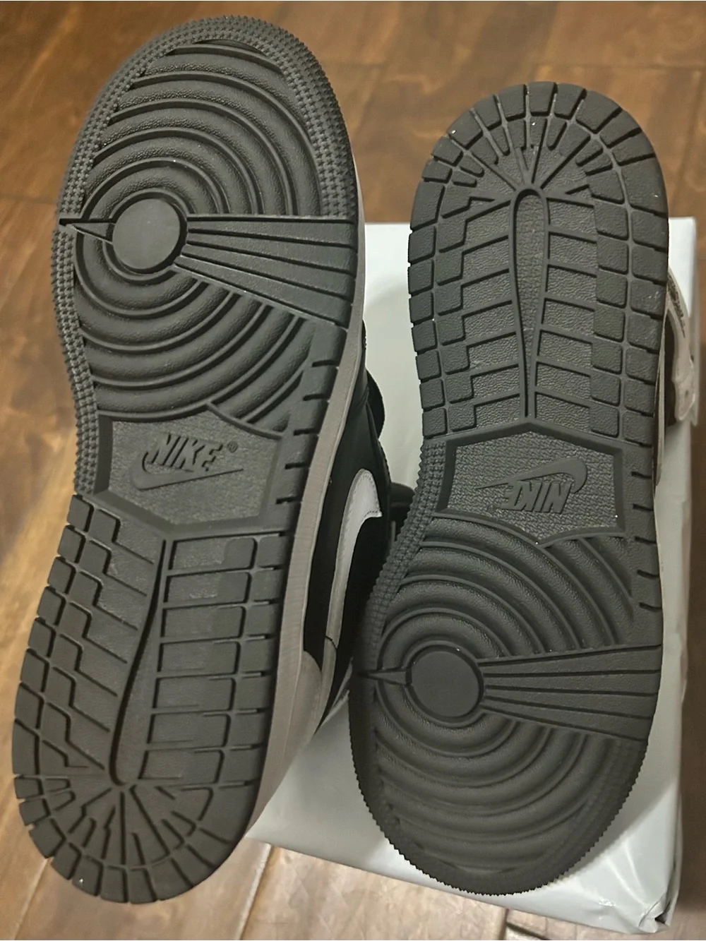 Nike Kids Black and White High-Top Sneakers - Picture 7 of 16